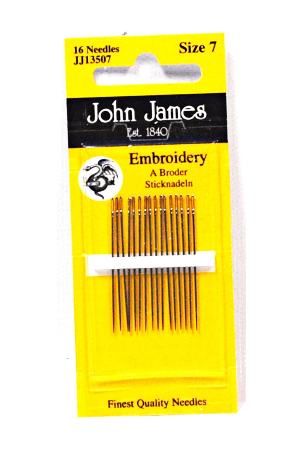 John James Size 7 Embroidery Needles
