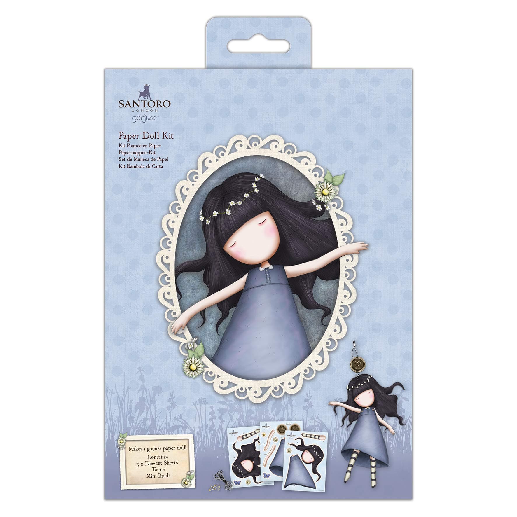 Gorjuss Paper Doll Kit Tiptoes
