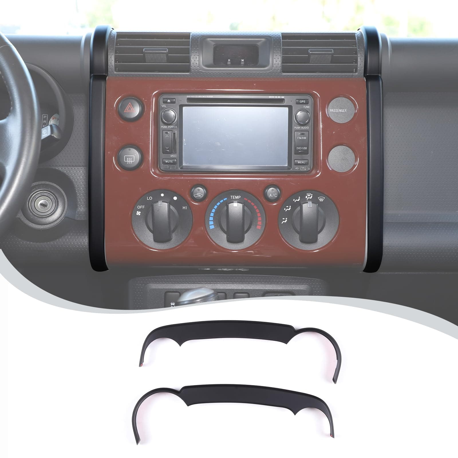 Center Console Navigation Side Trim Strip