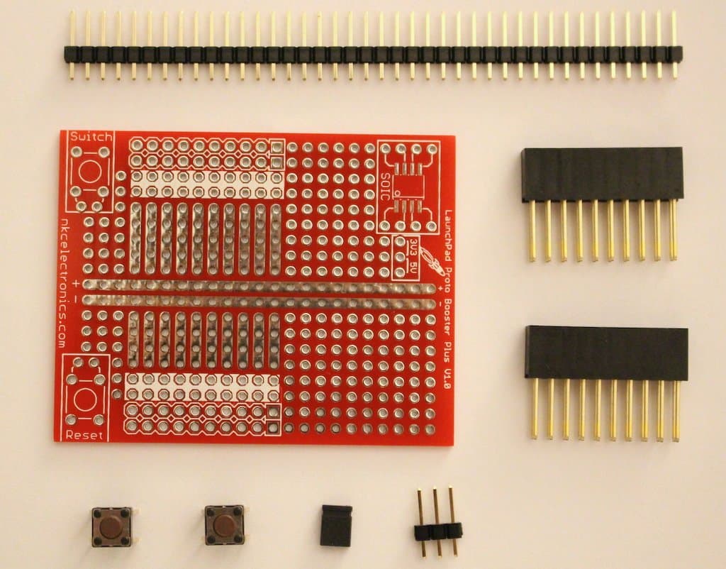 ProtoBooster Plus Prototyping kit BoosterPack for TI LaunchPad