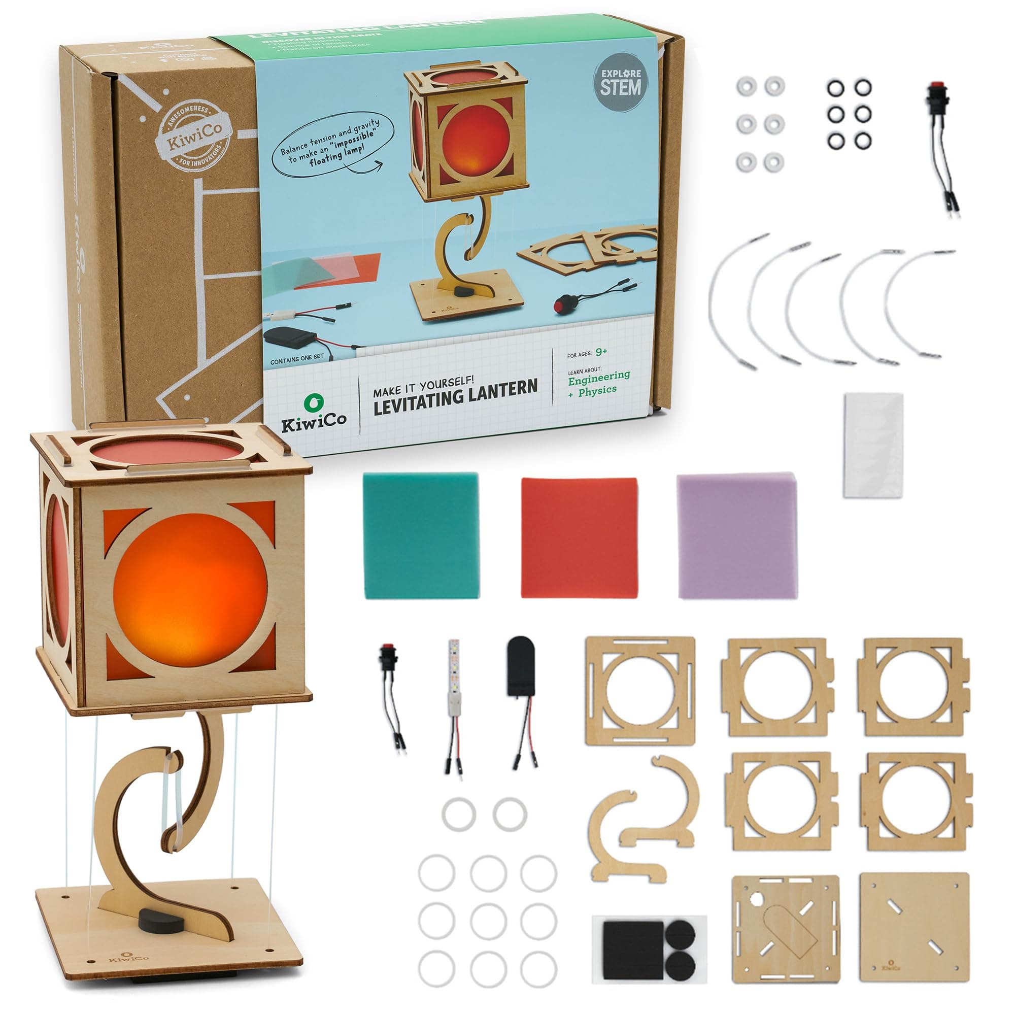 Levitating Lantern – STEM Physics Science Project & Building Kit for Kids Ages 9+