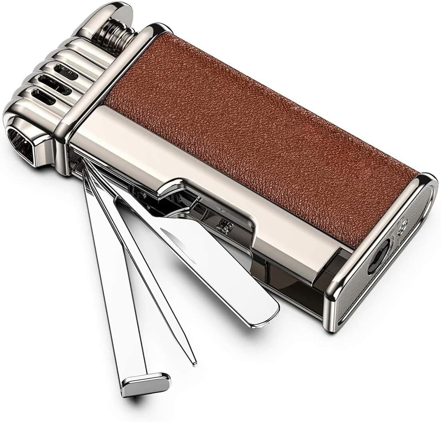 YY YITIKA Windproof Metal Refillable Pipe Lighter Set Sold without Gas