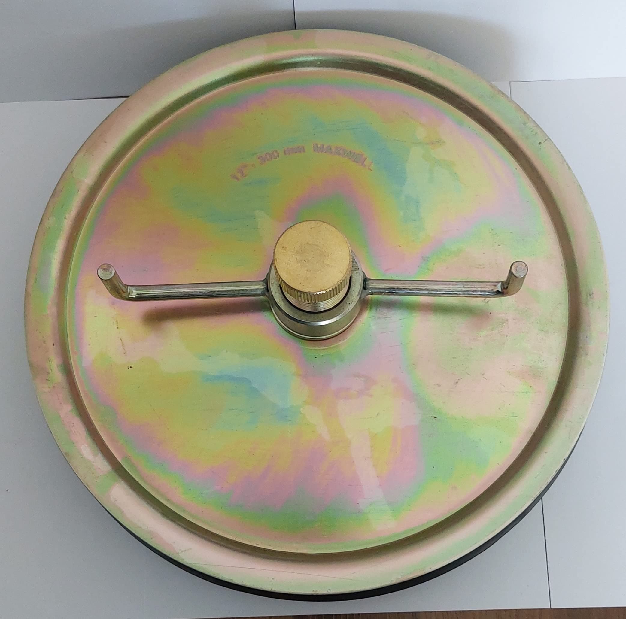 MAXWELL Drain Test Plug 12 Inch (300 Mm) With Brass Cap And Larger Steel Wing Nut