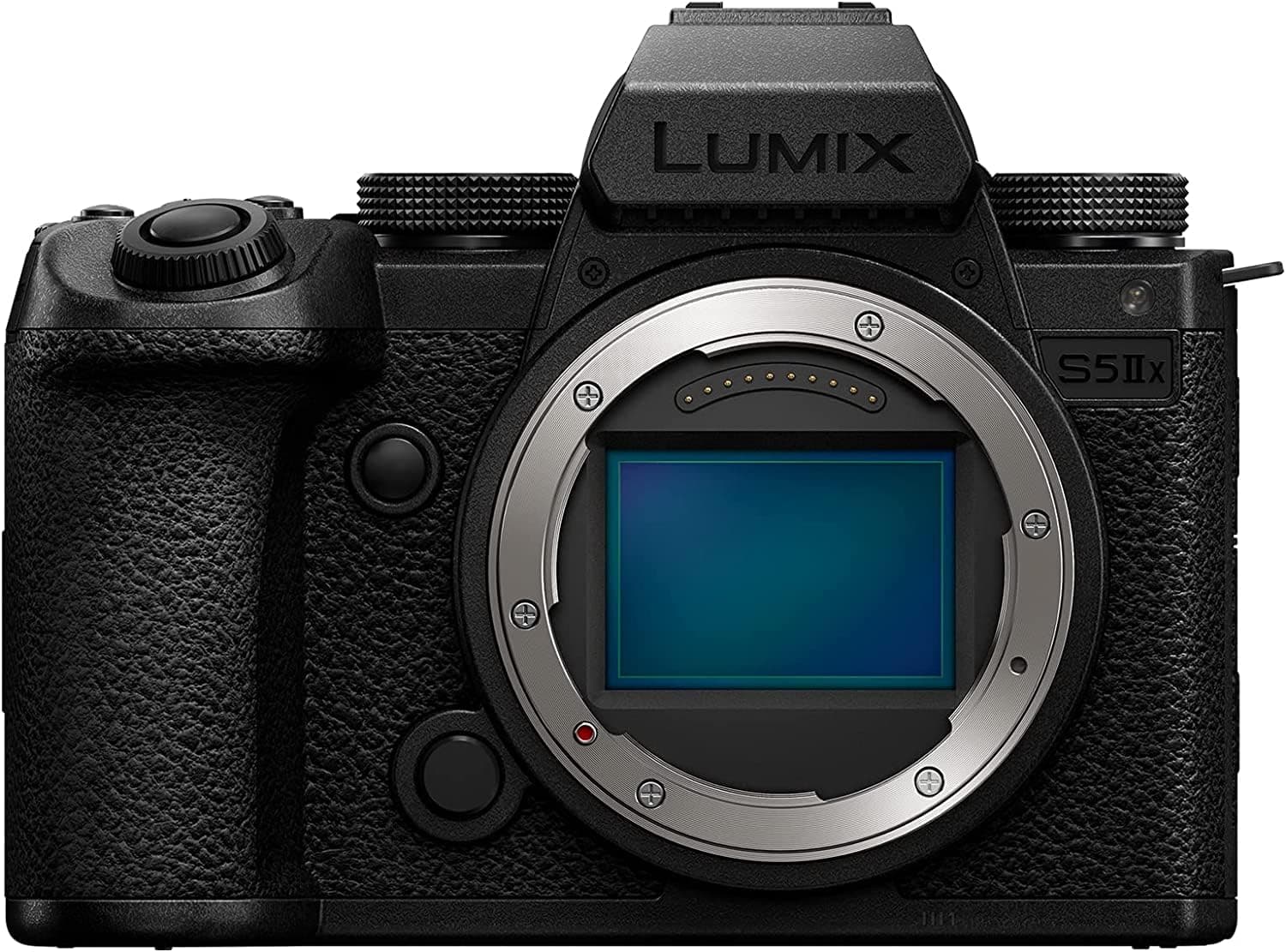 Panasonic Mirrorless Camera LUMIX S5IIX 24.2MP Full Frame with Phase Hybrid AF NEW Active I.S Technology 5.8K Pro-Res RAW Over HDMI IP Streaming - DC-S5M2XBODY