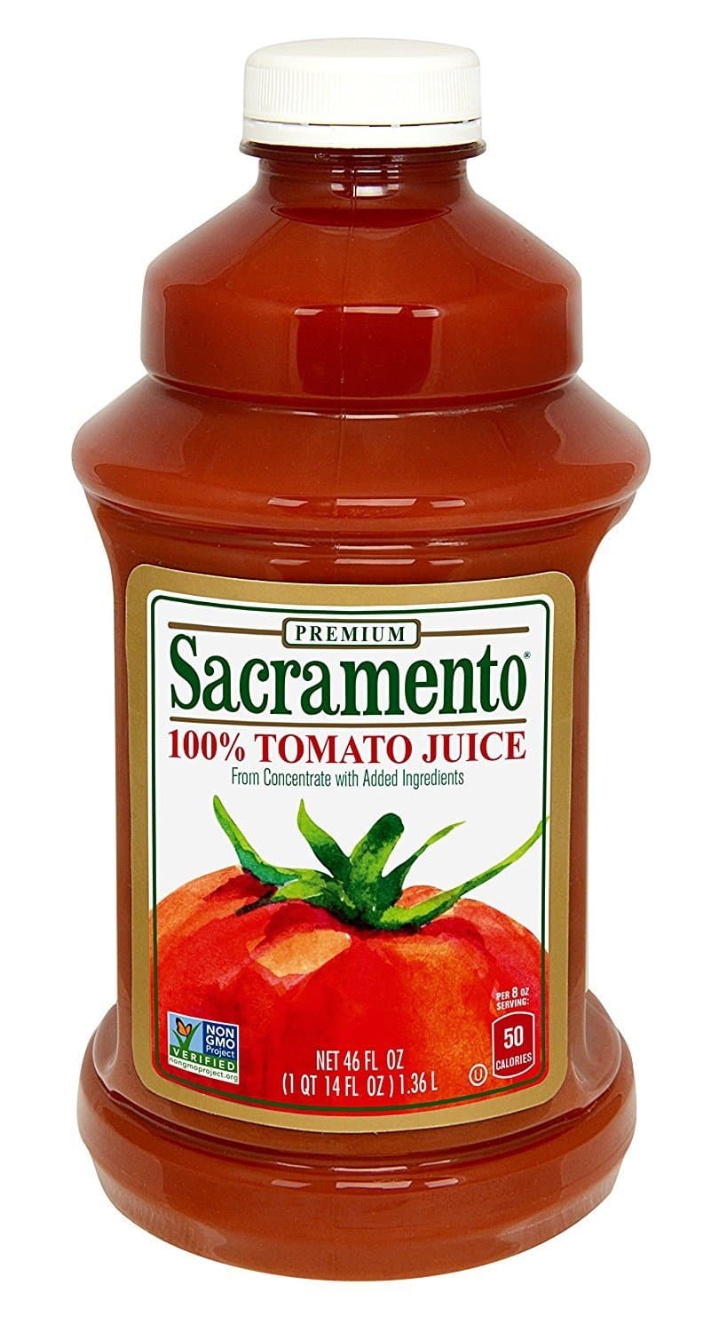 Tomato Juice, 46 oz Plastic Bottle