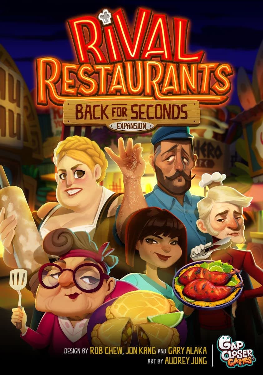 Rival Restaurants: Back for Seconds - Board Game for 2-6 Players, Ages 12+