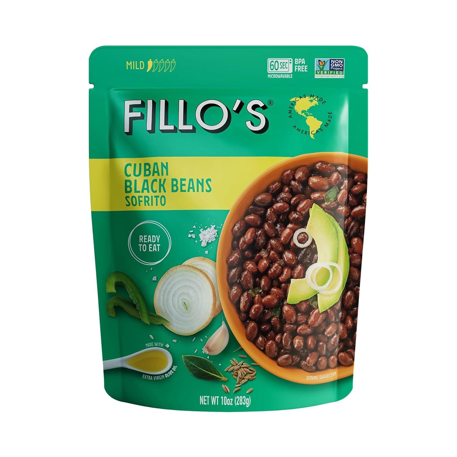 Fillos Beans Black Cuban, 10 oz