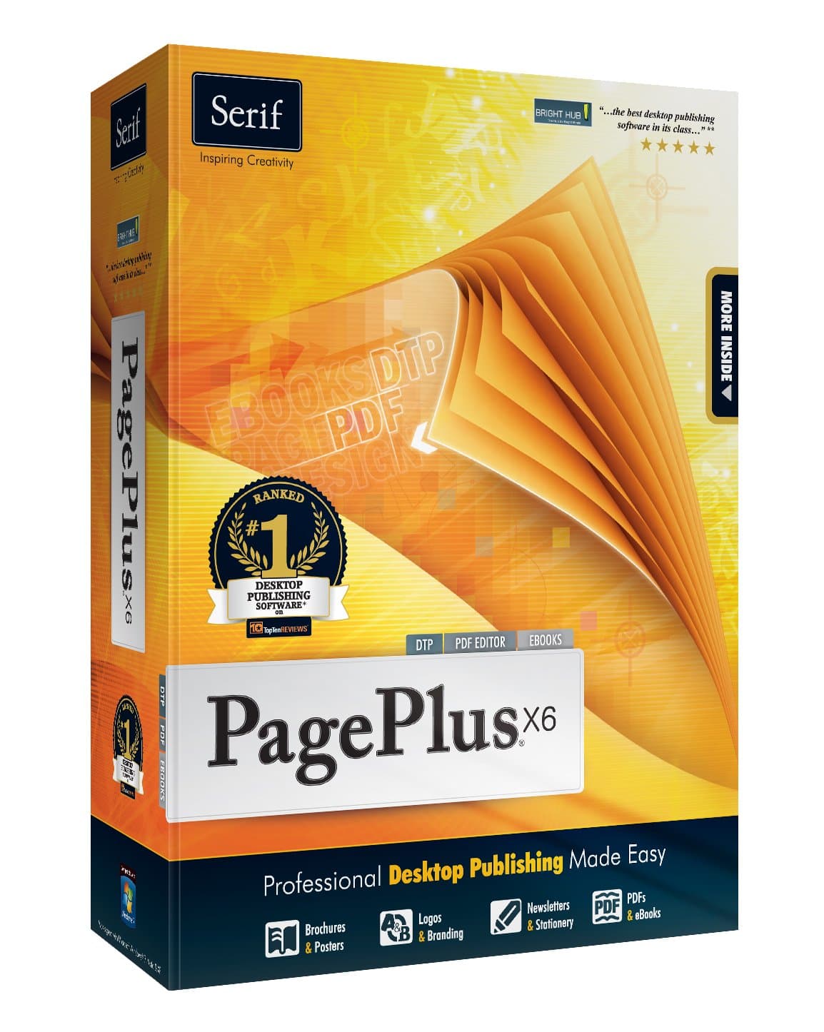 Serif PagePlus X6 Desktop Publishing Software - Box (Retail)