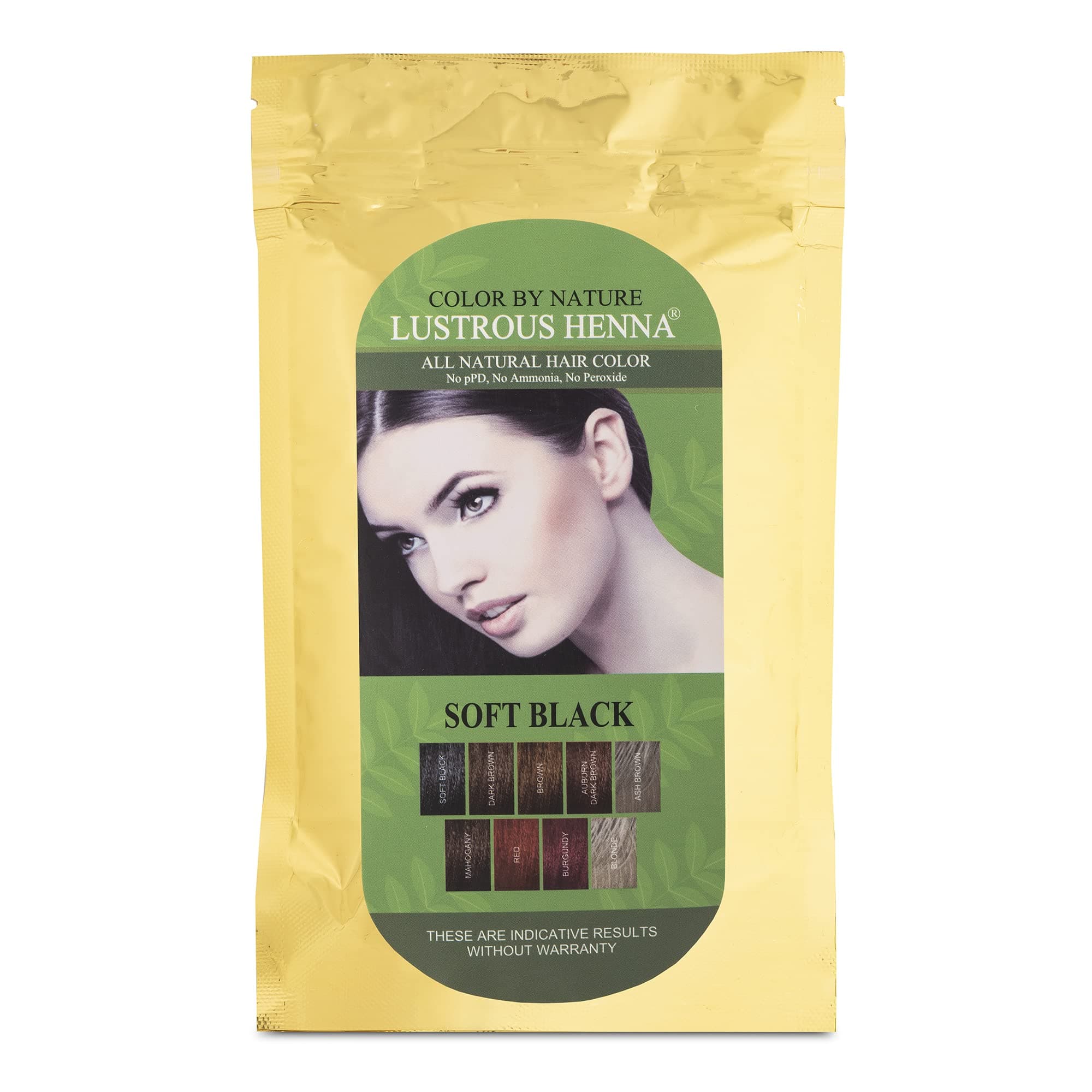 Lustrous Henna Soft Black 100 Grams