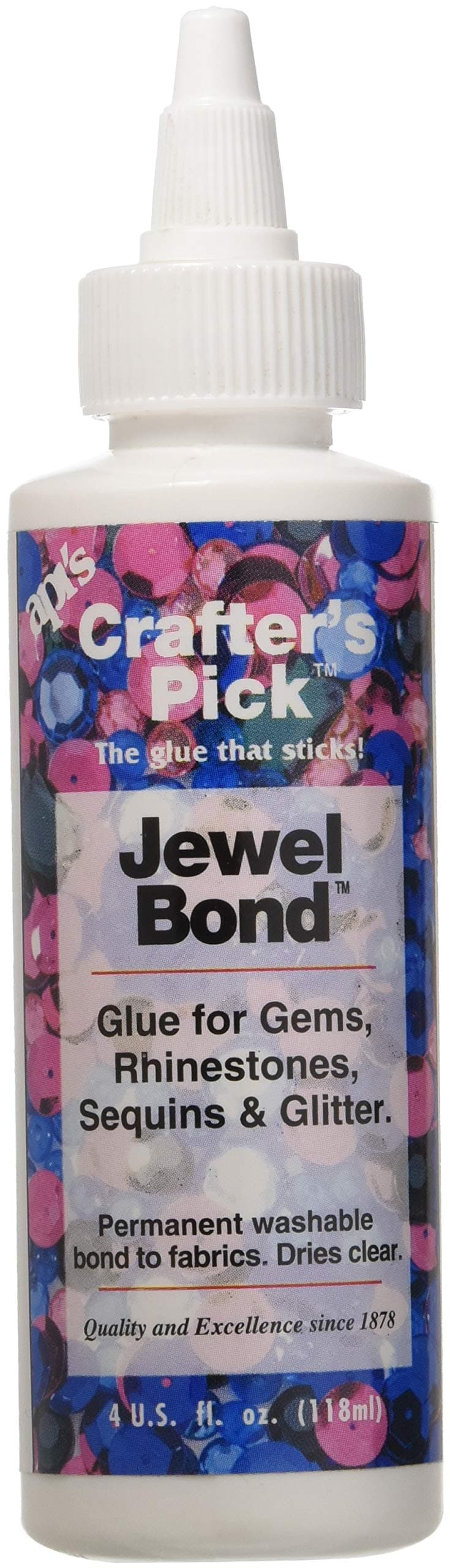 Crafters Pick API Jewel Bond Adhesive Glue, Multi-Colored