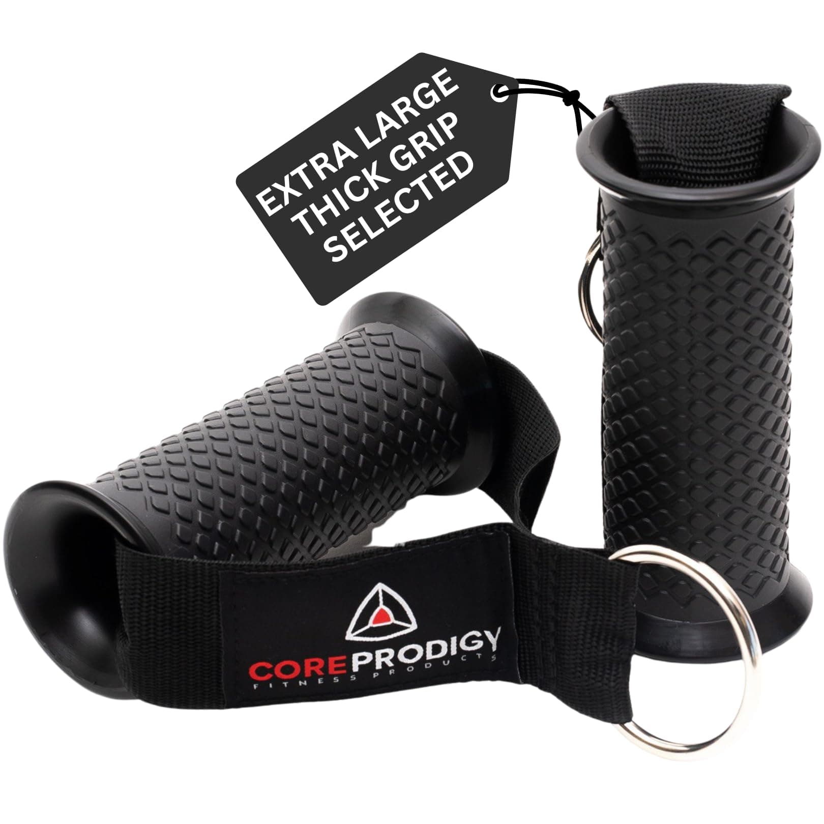 Heavy Duty Exercise Handles - Grip Attachments for Cable Machine Pulleys, Gym Equipment, Resistance Bands, and Weight Lifting