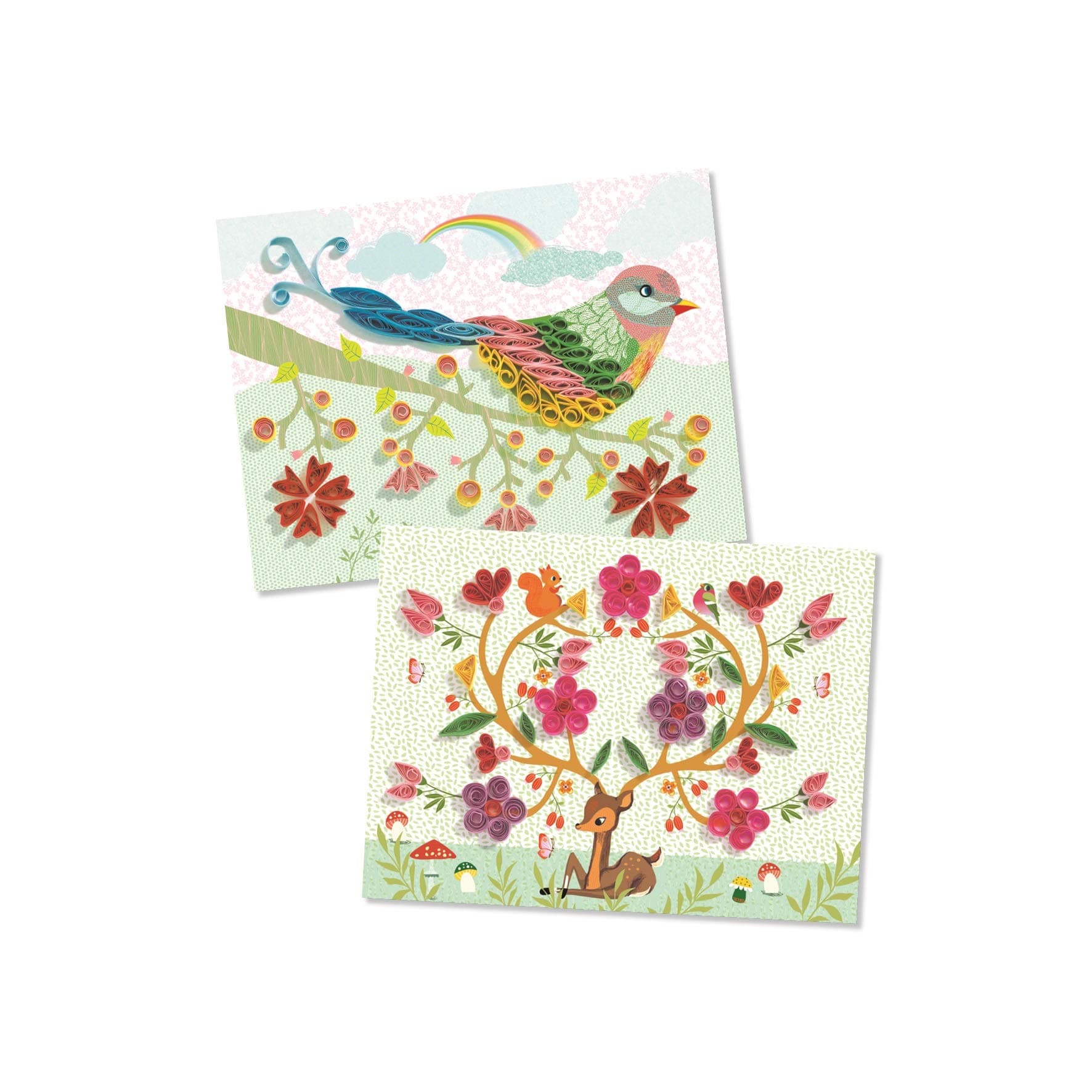 Djeco Spiral Seasons Quilling Kit, Small