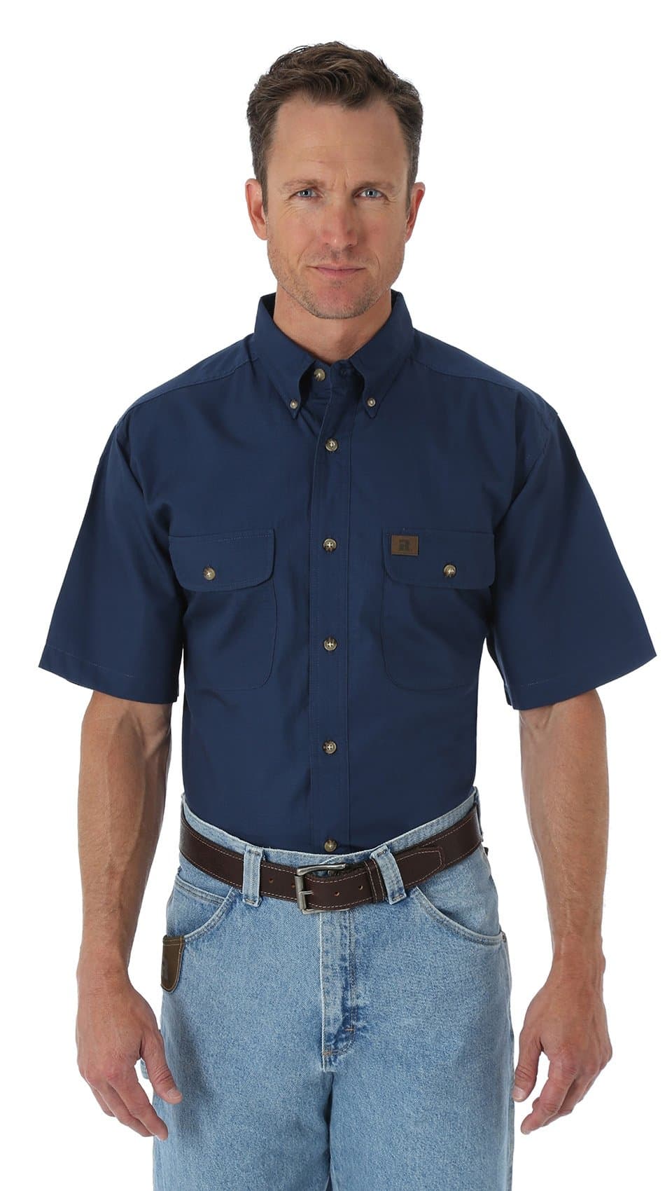 Wrangler Riggs Workwear Men's Short Sleeve Riptop Work Shirt