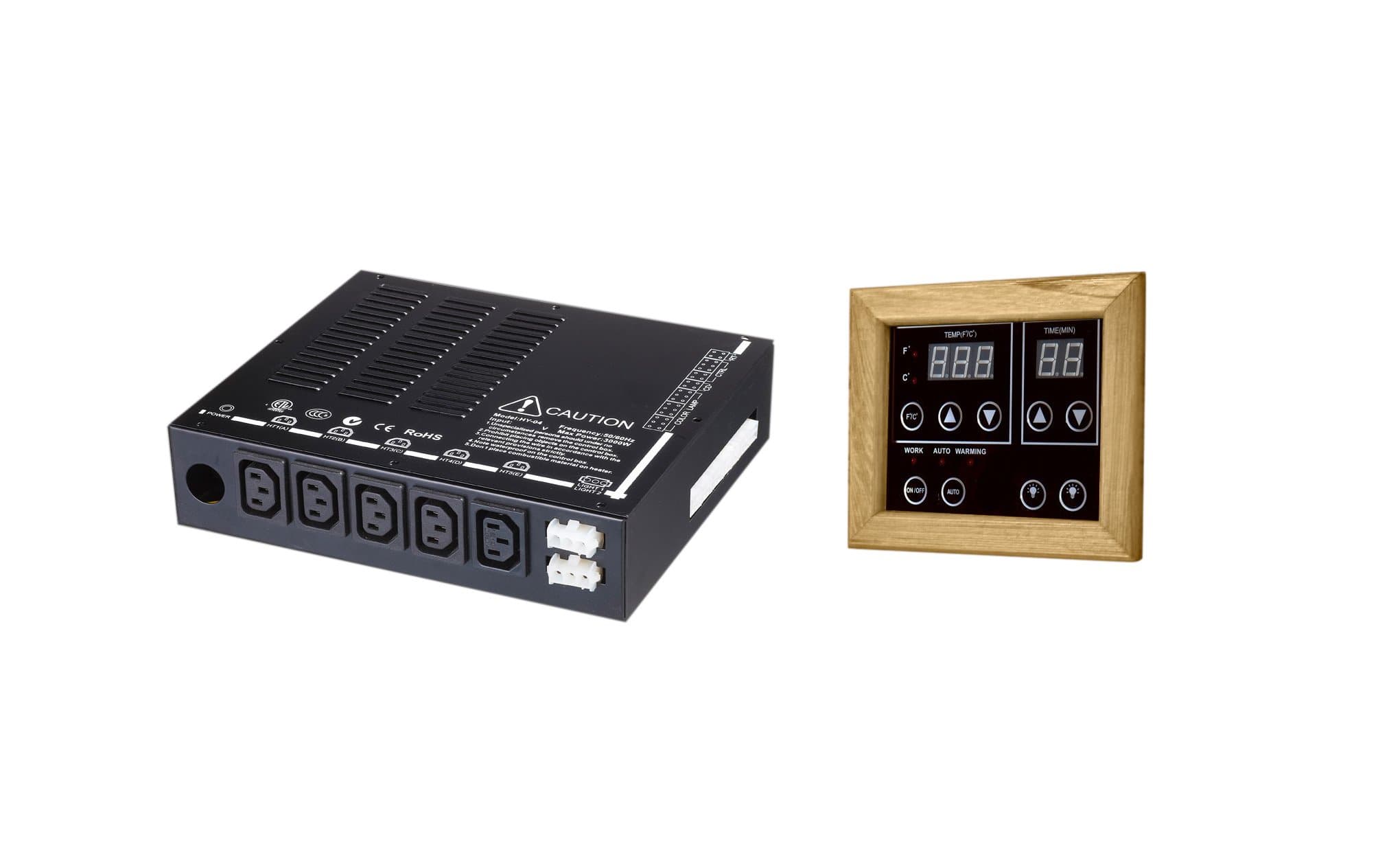 Infrared Sauna Electrical Control Box and Infrared Sauna Control Panel with a Temperature Control Probe (110, Volts) Only for Brand of Royal Sauna‘s Sauna Room