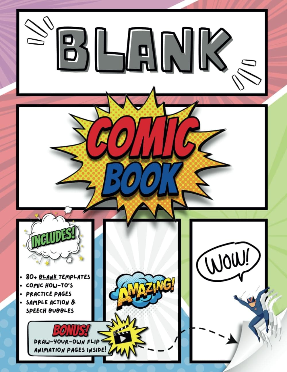 Blank Comic Book: Create Your Own Comic Stories and Flipbook Animation