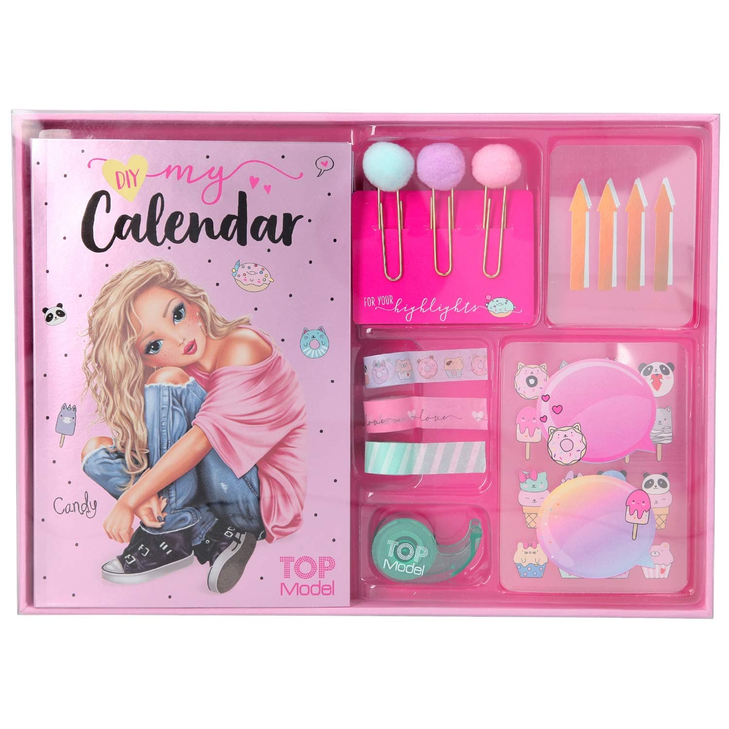 Depesche Topmodel Create Your Calendar Candy Cake, Multicolor, 11139
