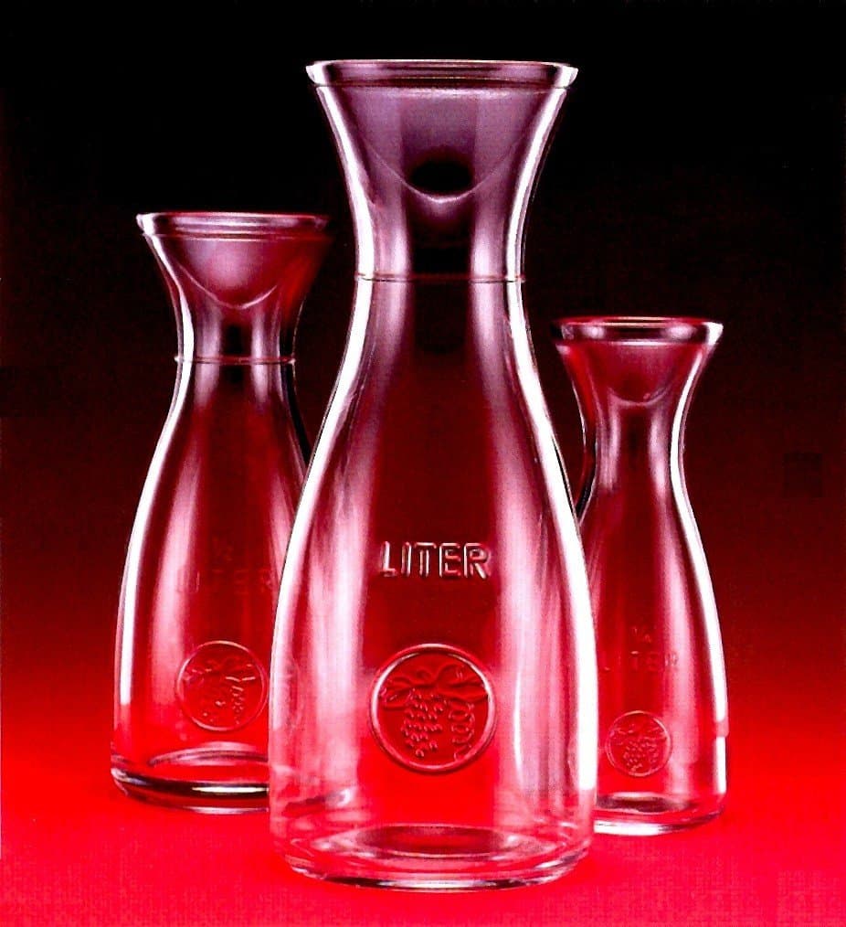 Circleware "Function" Carafes 3pc - Juice, Milk, Spirits Pitcher