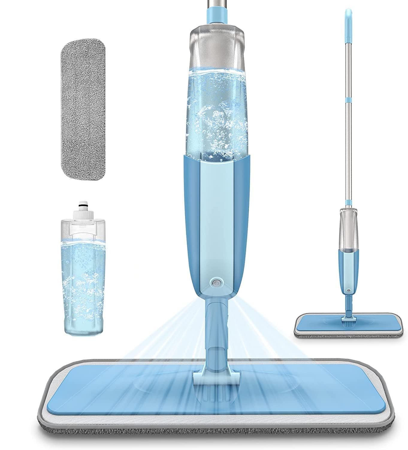 Prishva® Multifunctional Spray Mop Set with Microfiber Washable Pad, Best 360 Degree Easy Floor Cleaning Mop for Home & Office, Mop for Home Cleaning, Mop Floor Cleaner, Spray Mop