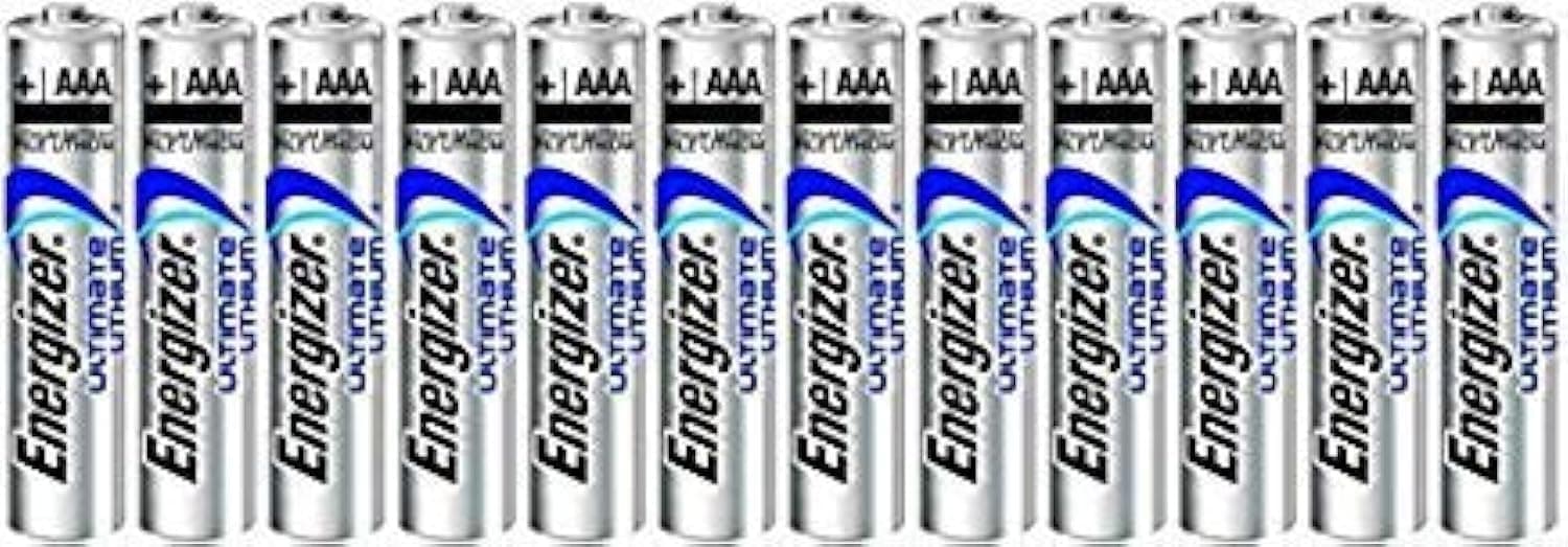 Energizer Ultimate Lithium AAA L92 Size Batteries - 12 Count (Pack of 1) -"Bulk Packaging"