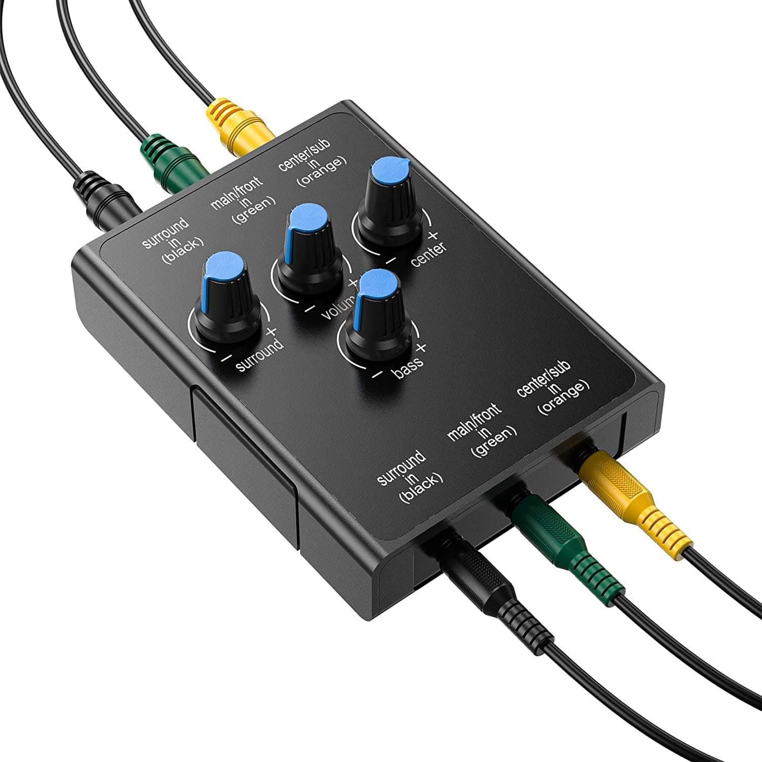 YUHUA ELE Control Pod Replacement Compatible with Logitech Z-5500 Post636 Computer Surrround Sound System Speaker, Wired Remote with Subwoofer Cable