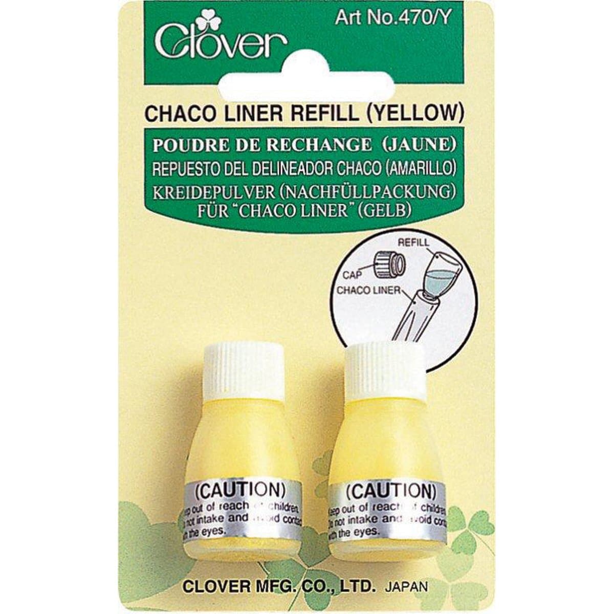 Clover 470/Y Refill Chaco Liner, Yellow