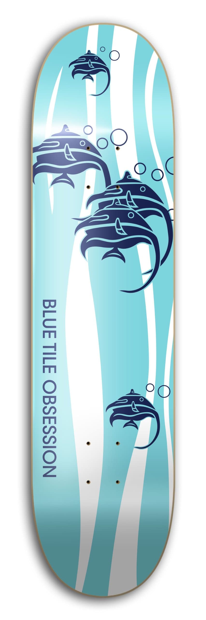 Blue Tile Obsession "BTO Pool Park Skateboard Deck