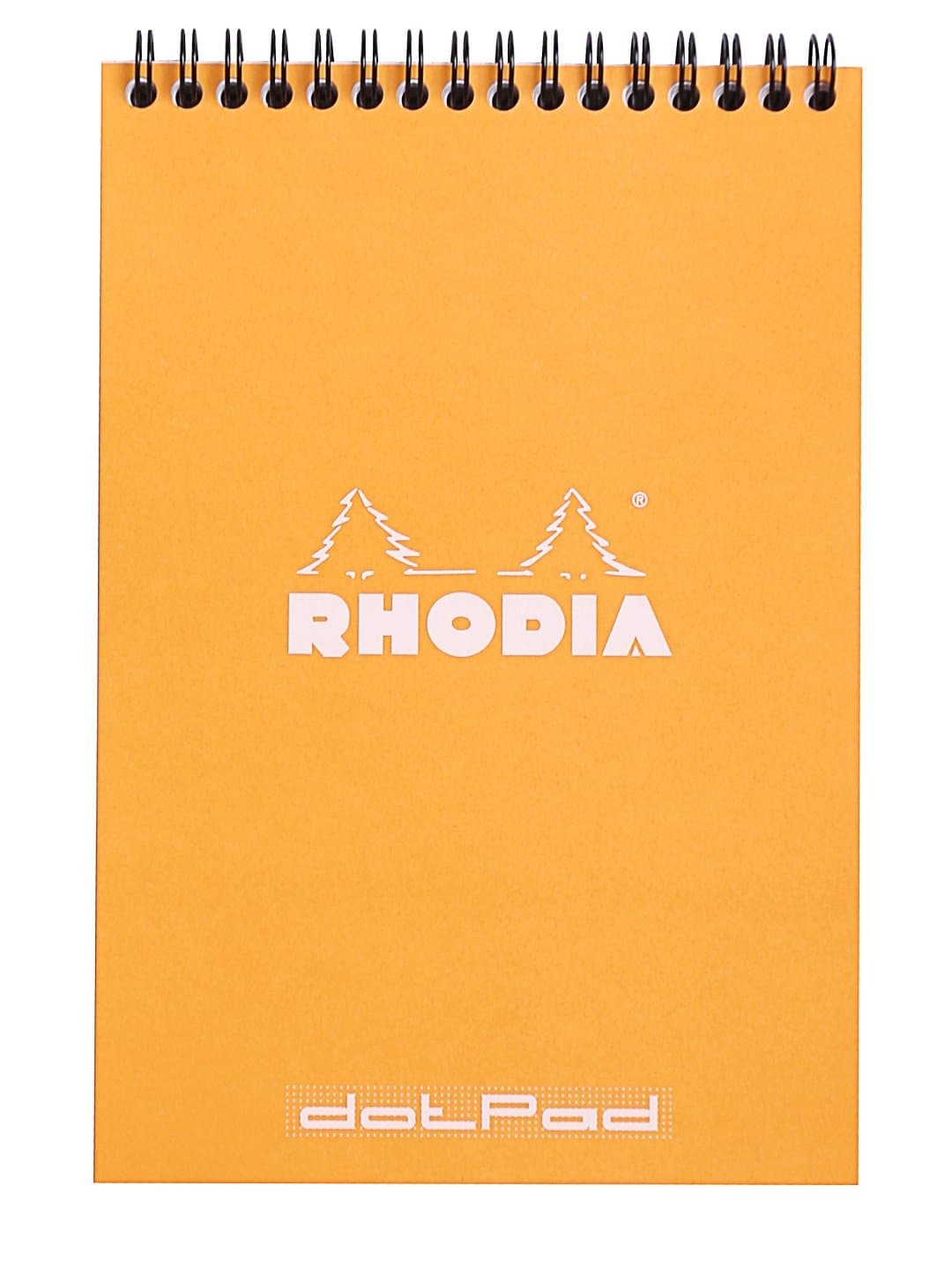 RHODIA 16503C - Spiral Notebook (Full Bound) Orange - A5 - Dotted Dot - 80 Detachable Sheets - 80G Clairefontaine Paper - Soft and Resistant Coated Card Cover - Classic