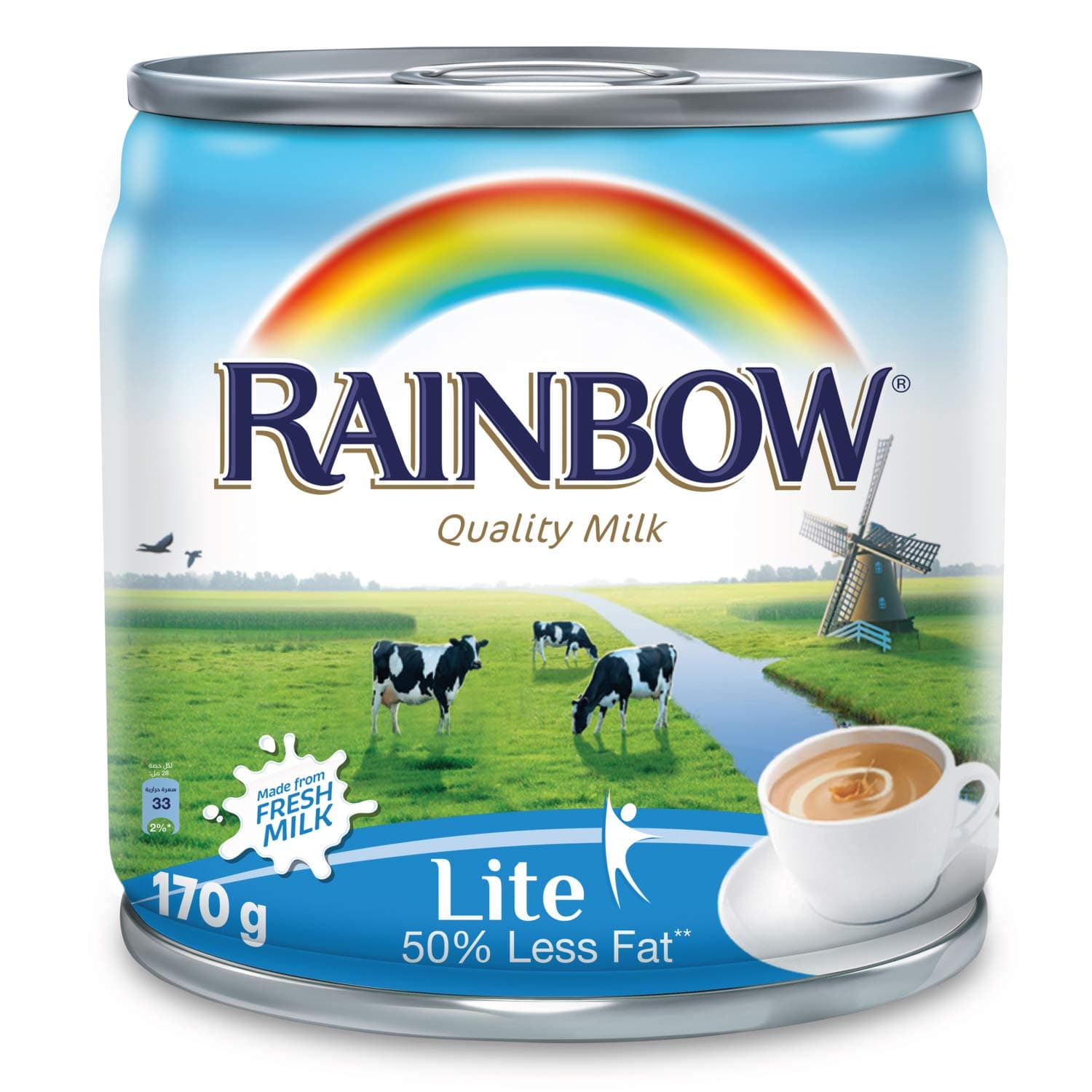 Lite Evaporated Milk 170g