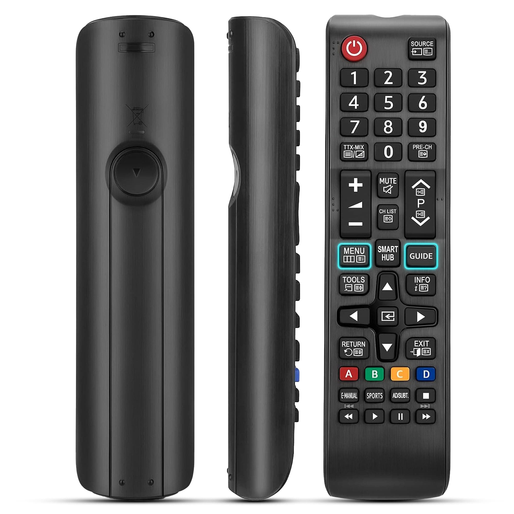 Universal Remote Control for Samsung Smart TV - Compatible With All Samsung TV Models (Samsung T)