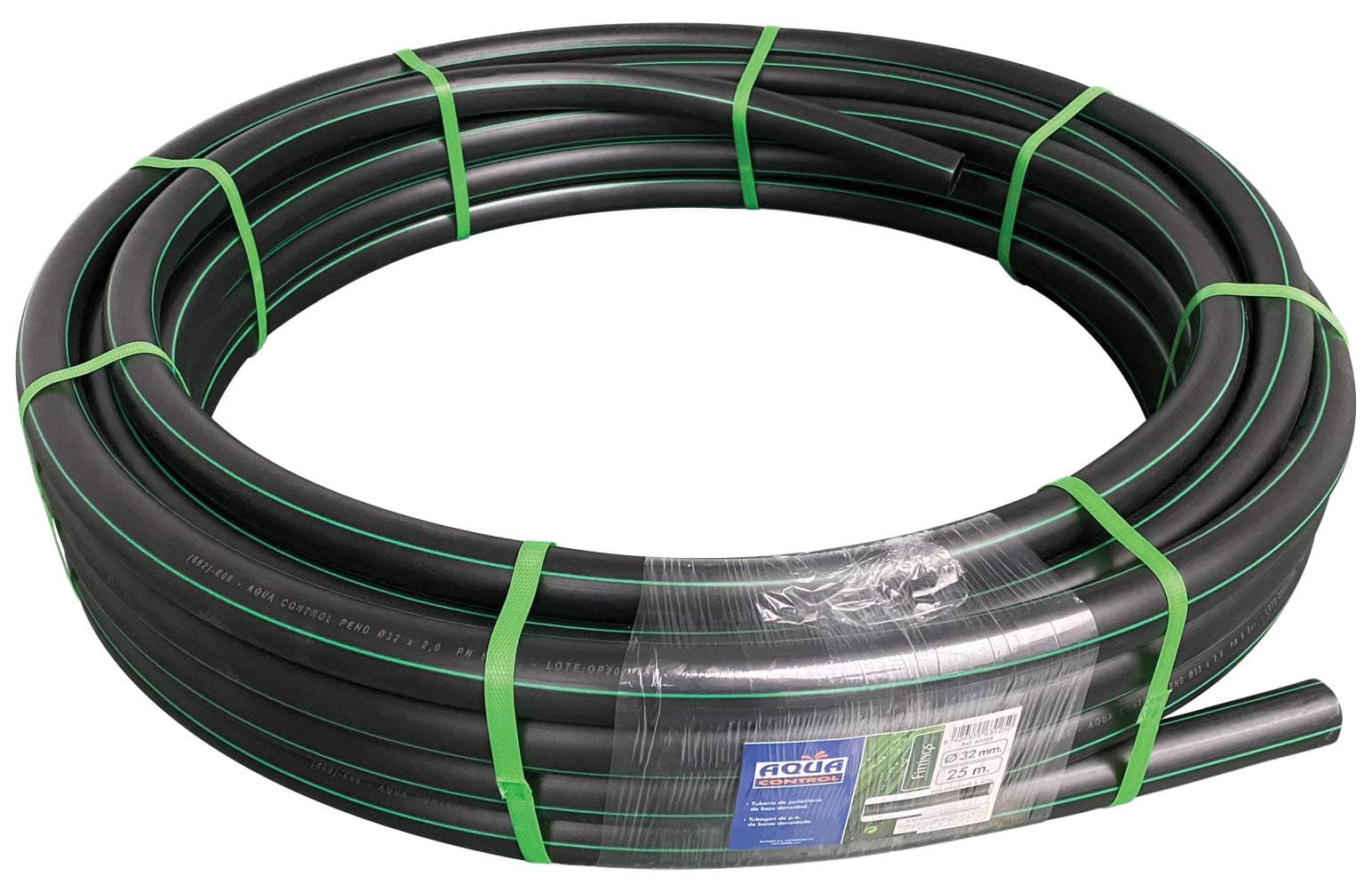 Aqua Control 63225 – Smooth Black/Green Pipe 32 mm
