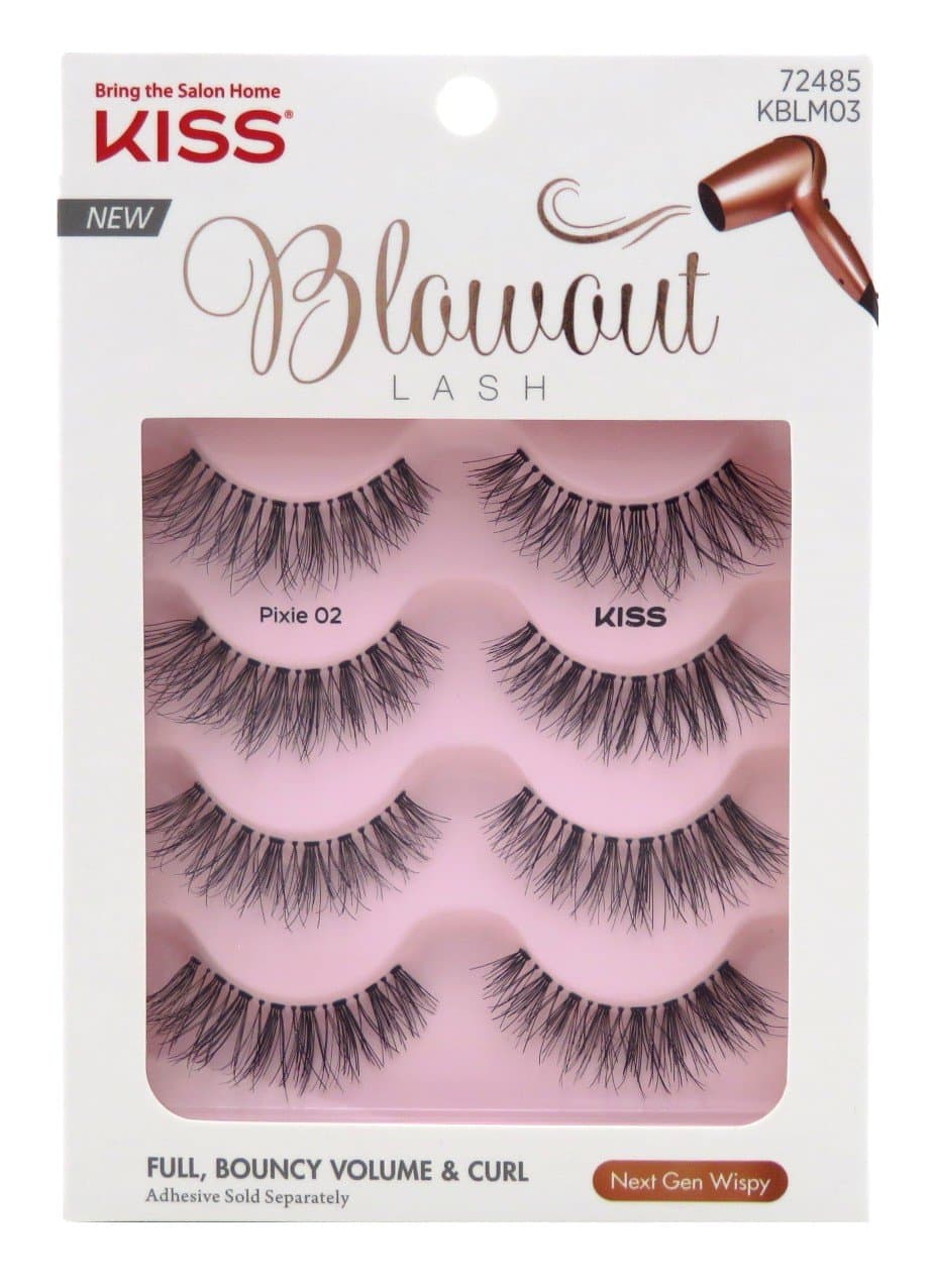 Kiss Blowout Lashes Pixie 02 4-Pairs