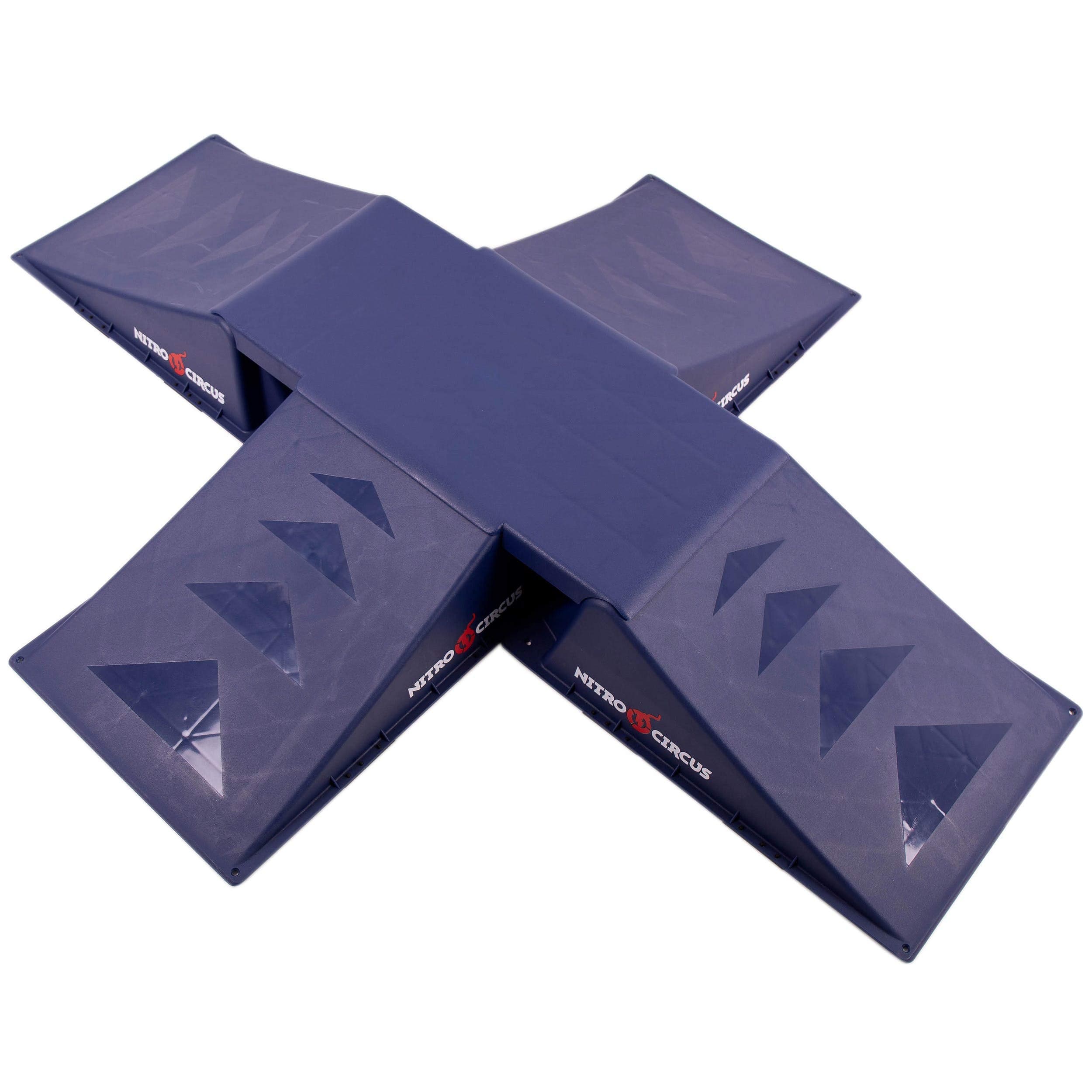 Nitro Circus by Rampage Four-Way Fun Box Launch Ramp Set