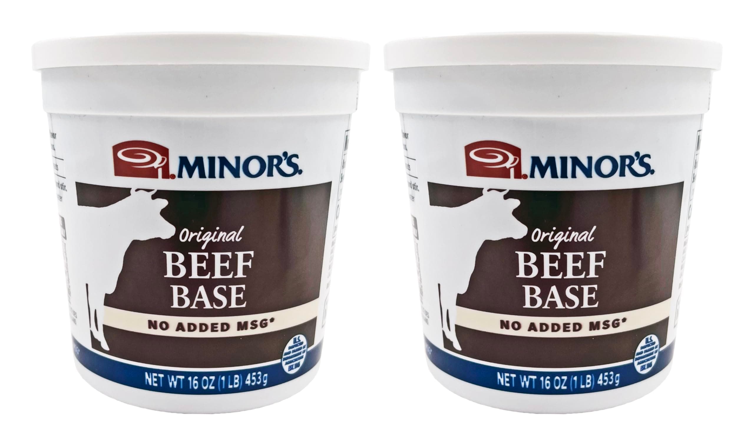 Minor's (Original Formula) Beef Base - 16 oz. (Pack of 2)