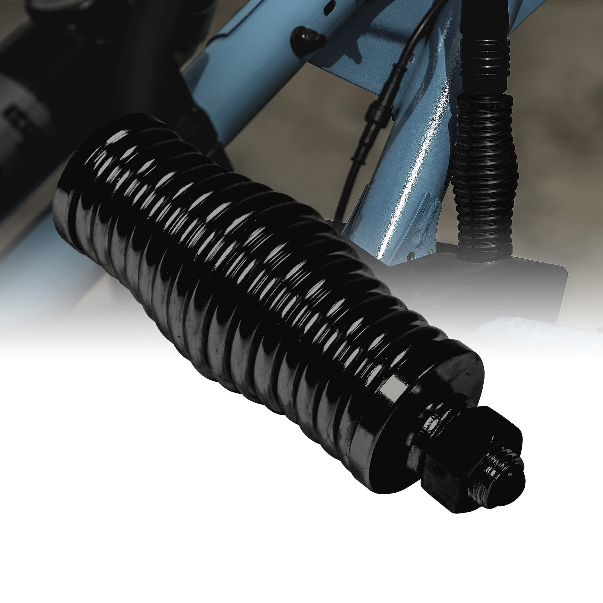 True MODS Heavy-Duty LED Whip Light Flag Spring Mount Mounting Base [Black-Finish] [Quick Release] [1/2" 20 Thread] for Offroad UTV ATV SxS Side-by-Side 4 Wheeler Polaris RZR Razor Can-Am Maverick X3