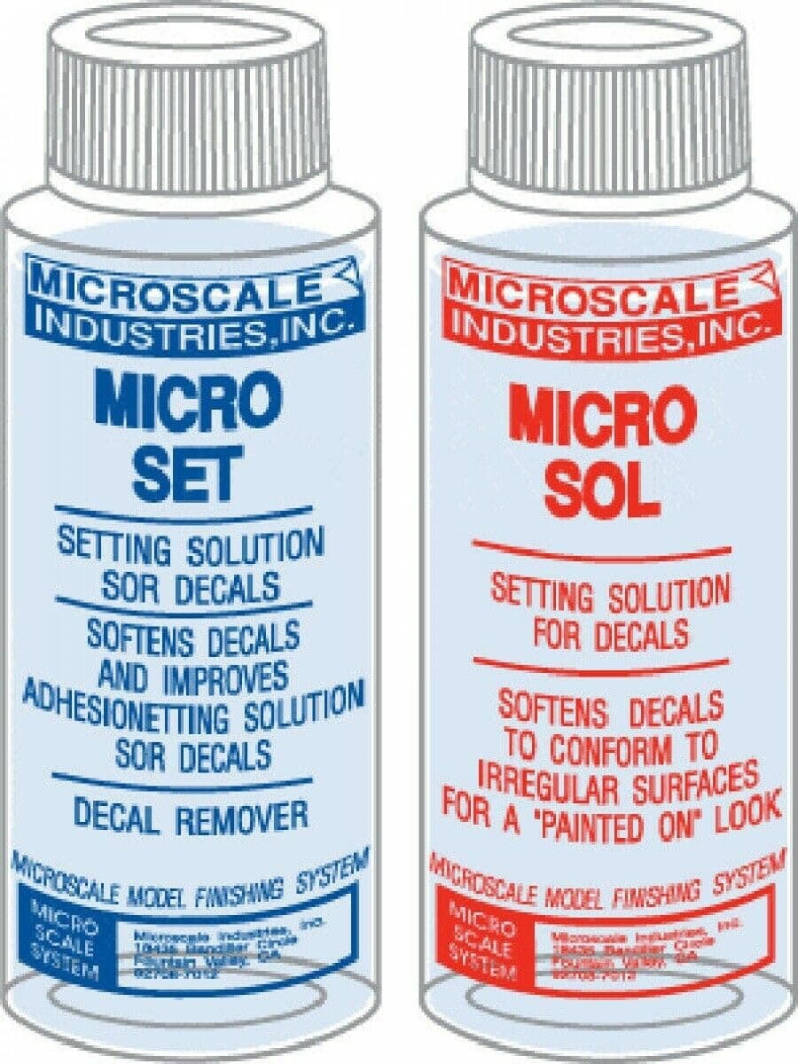 Decal Setting Solution-Micro Scale Micro Sol 102 + Set 101 Package