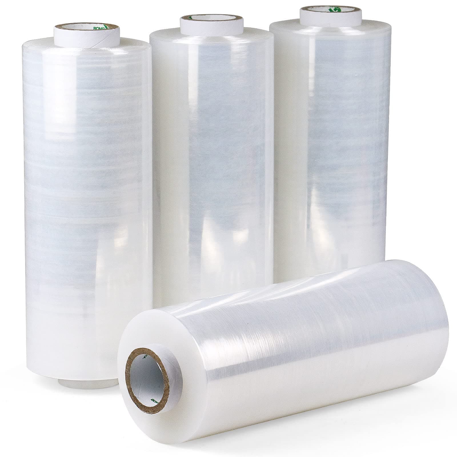 10 Clear Stretch Wrap 4Pack 950ft Stretch Cling Durable Adhering Packing Moving Packaging Heavy Duty Shrink Film Stretch Wrap,