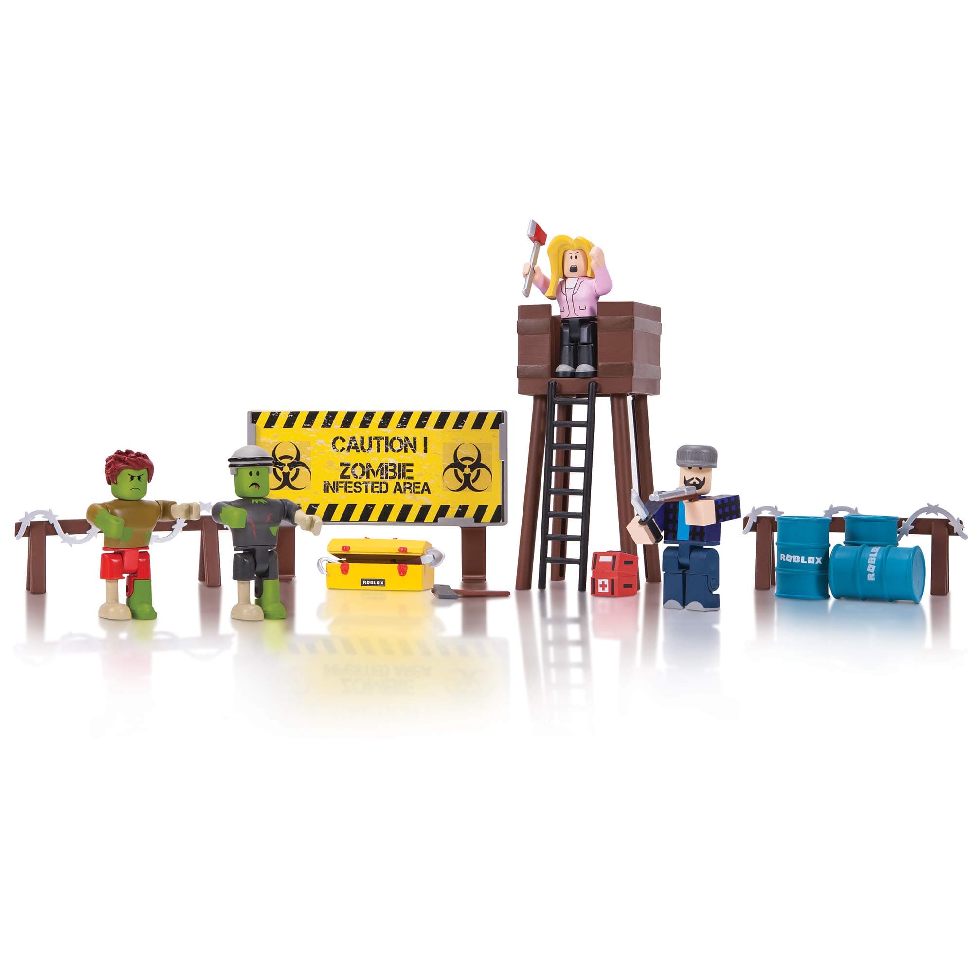 Action Collection - Zombie Attack Playset [Includes Exclusive Virtual Item]