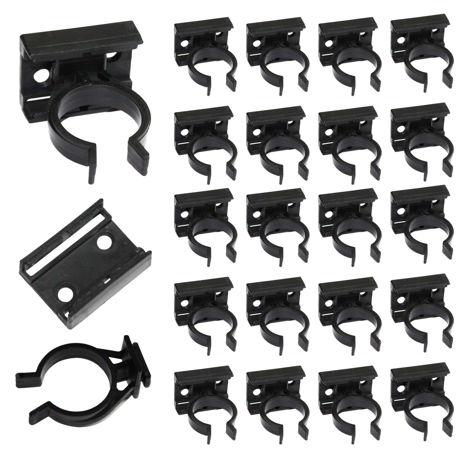 OMIdeas 20 x Kitchen Skirting Board Fixings with Bracket