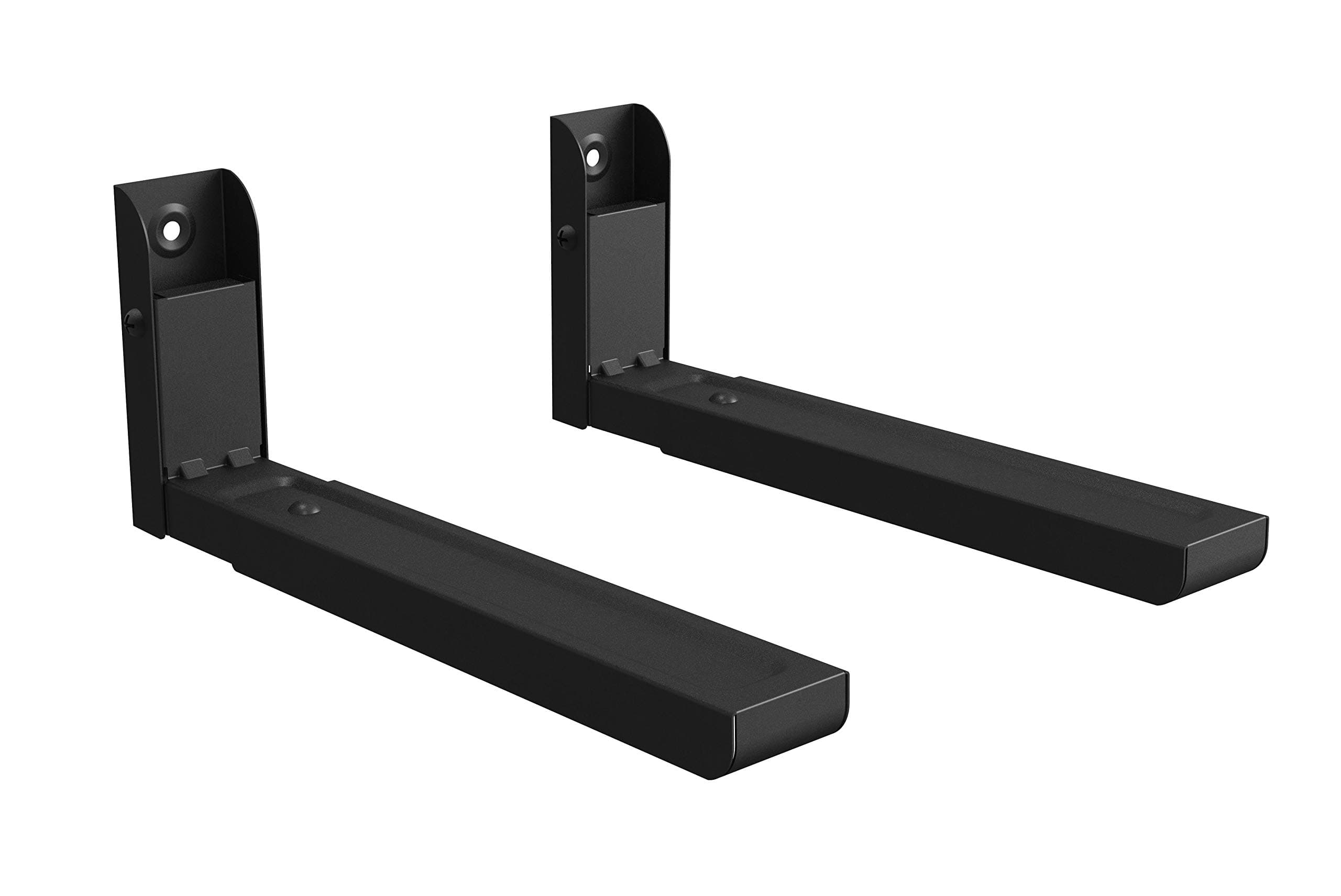 Part KingBlack Universal Wall Mounting Shelf Bracket with Adjustable Arms 325-492mm
