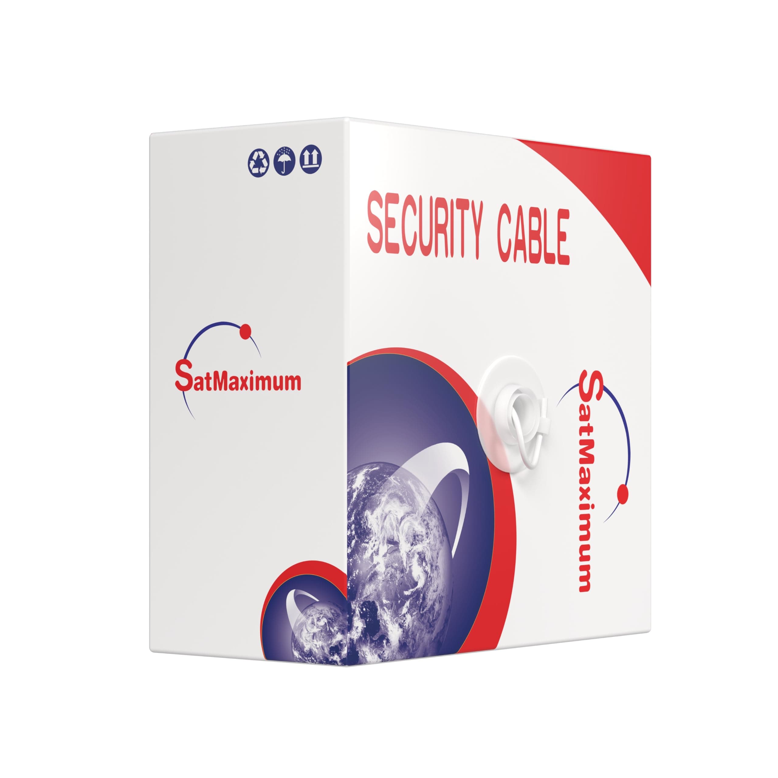 Cables Direct Online, Bulk 18/2 Shielded Stranded Conductor Alarm Control Cable 500ft Fire/Security Burglar Station Wire Security (Shielded (FTP), 18/2, Stranded, 500ft)