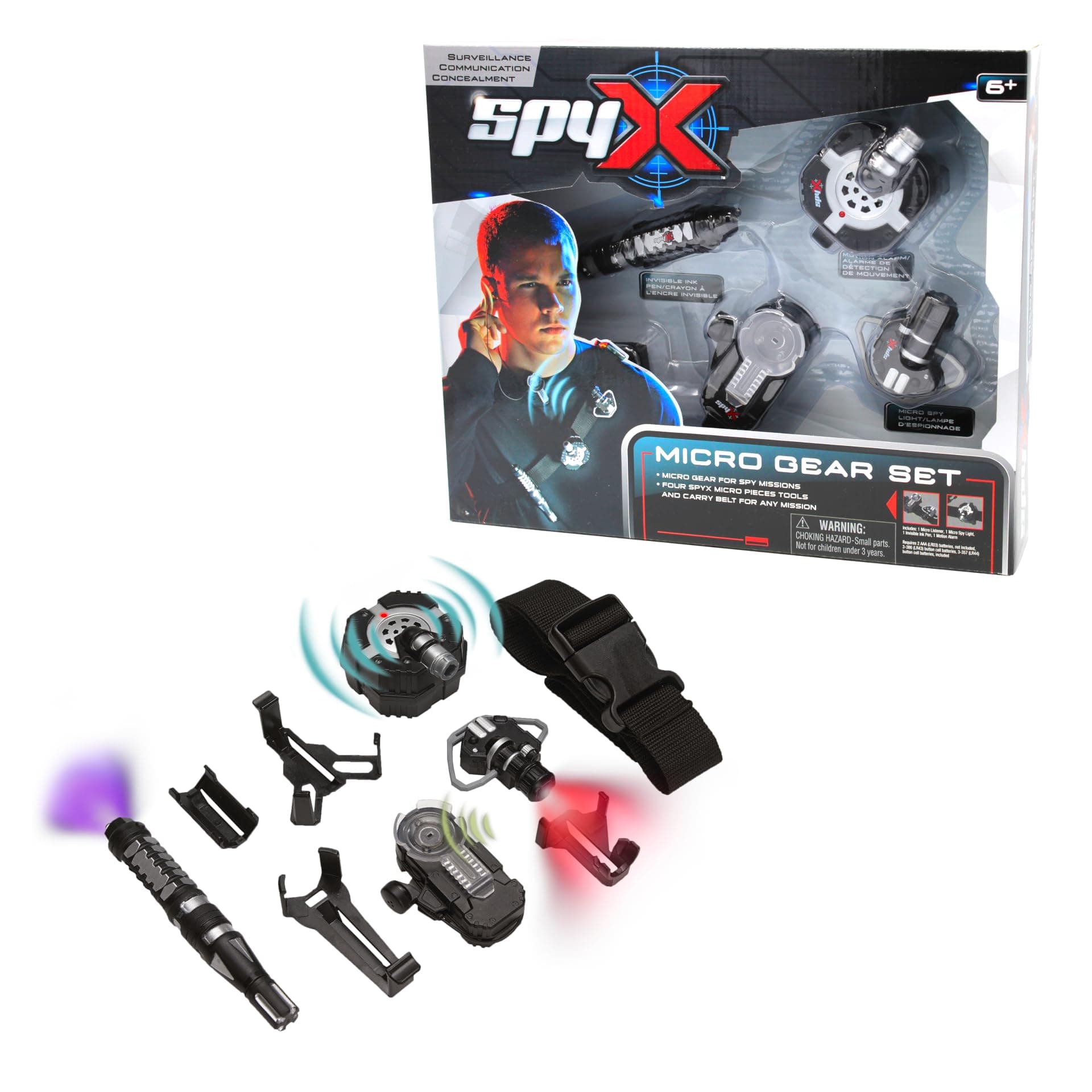 MukikiM / Micro Gear Set - 4 Must-Have Spy Tools Attached to an Adjustable Belt. Jr Spy Fan Favorite & 2015 Product of the Year. Perfect addition for your spy gear collection!