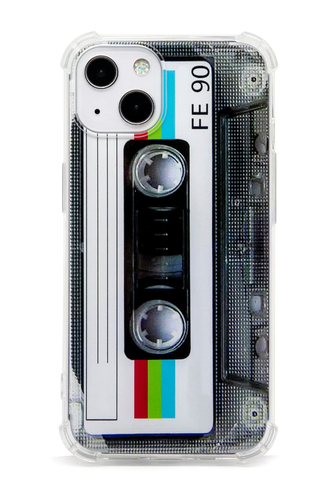 Case for iPhone 13 Matte Finish Heavy Duty Soft Back Cover with Reinforced Corners TPU Soft Bumper Retro Cassette Tape Case Compatible with iPhone 13 | Matte Finish, Heavy Duty, Soft Back Cover, TPU Soft Bumper