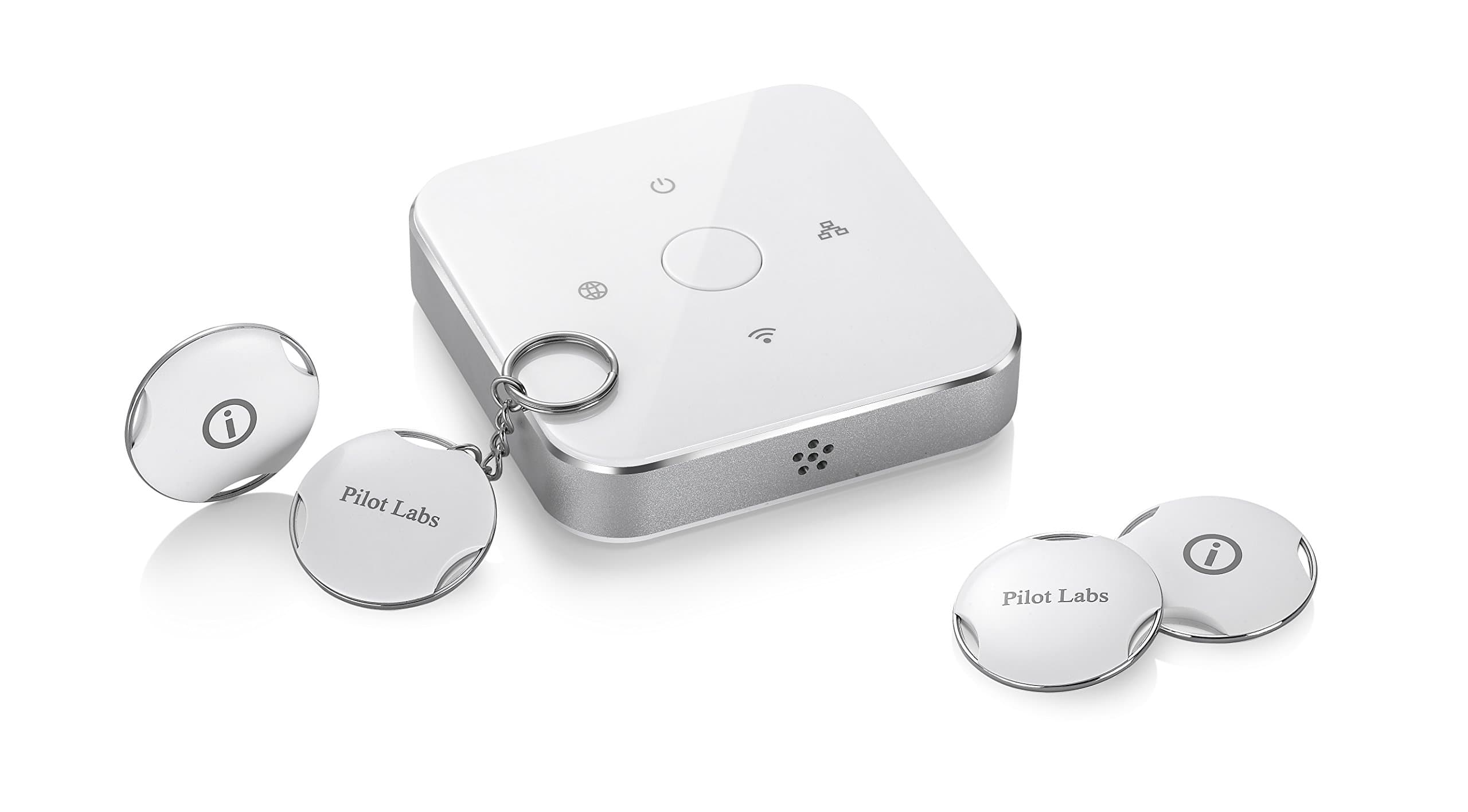 iHomeware CoinGuard Vibration Alarm System Kit, Smartphone Android/IOS Wireless Controlled Beacon1, Vibration Sensor3 and Gateway