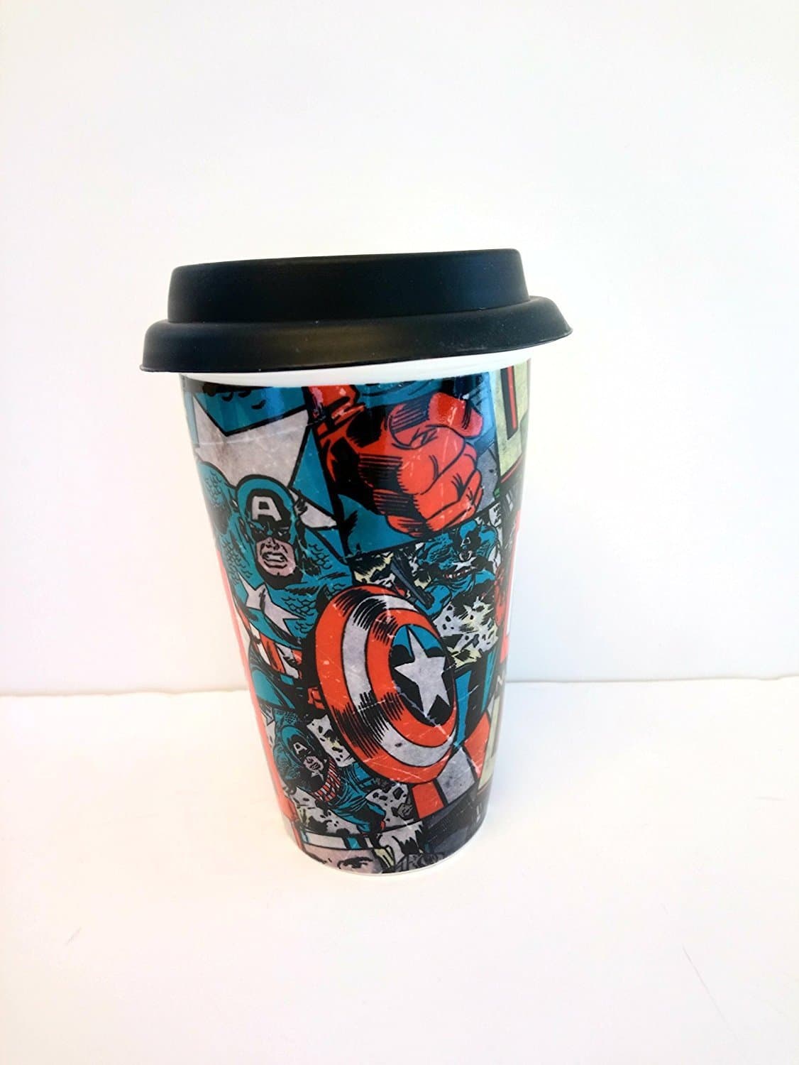 Marvel MVLSTMGR-SWUTS Comic Travel Mug, Ceramic