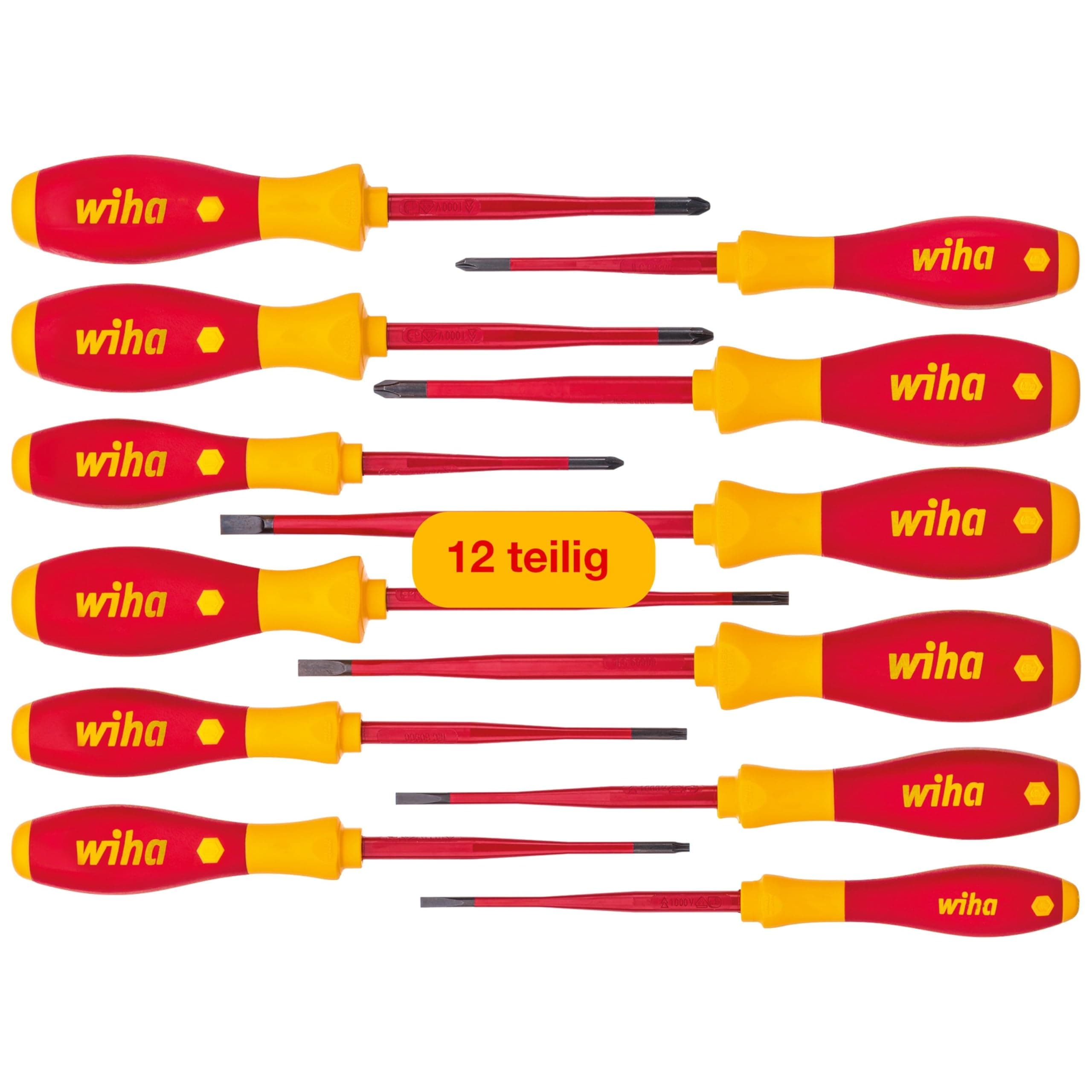 wiha 3201K12 SlimFix 12pc VDE Screwdriver Set