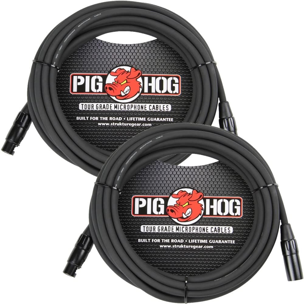 PHM50 Series 50' XLR Microphone Cables 2-Pack