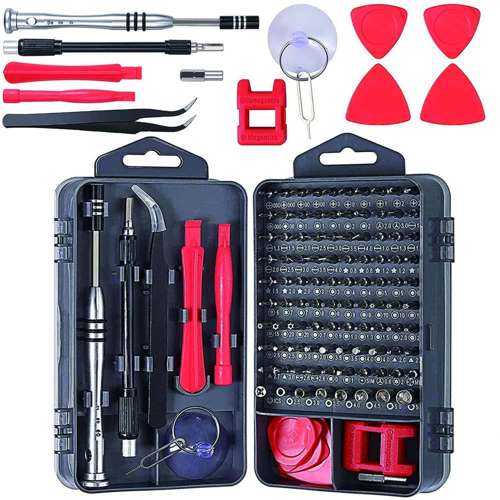 112 in 1 Screwdriver Set Torx Hex Screwdriver Set Hand Tools Multifunction Precision Tool Kit for Repair iPhone, Android, Computer, Laptop, Watch, Glasses, PC etc