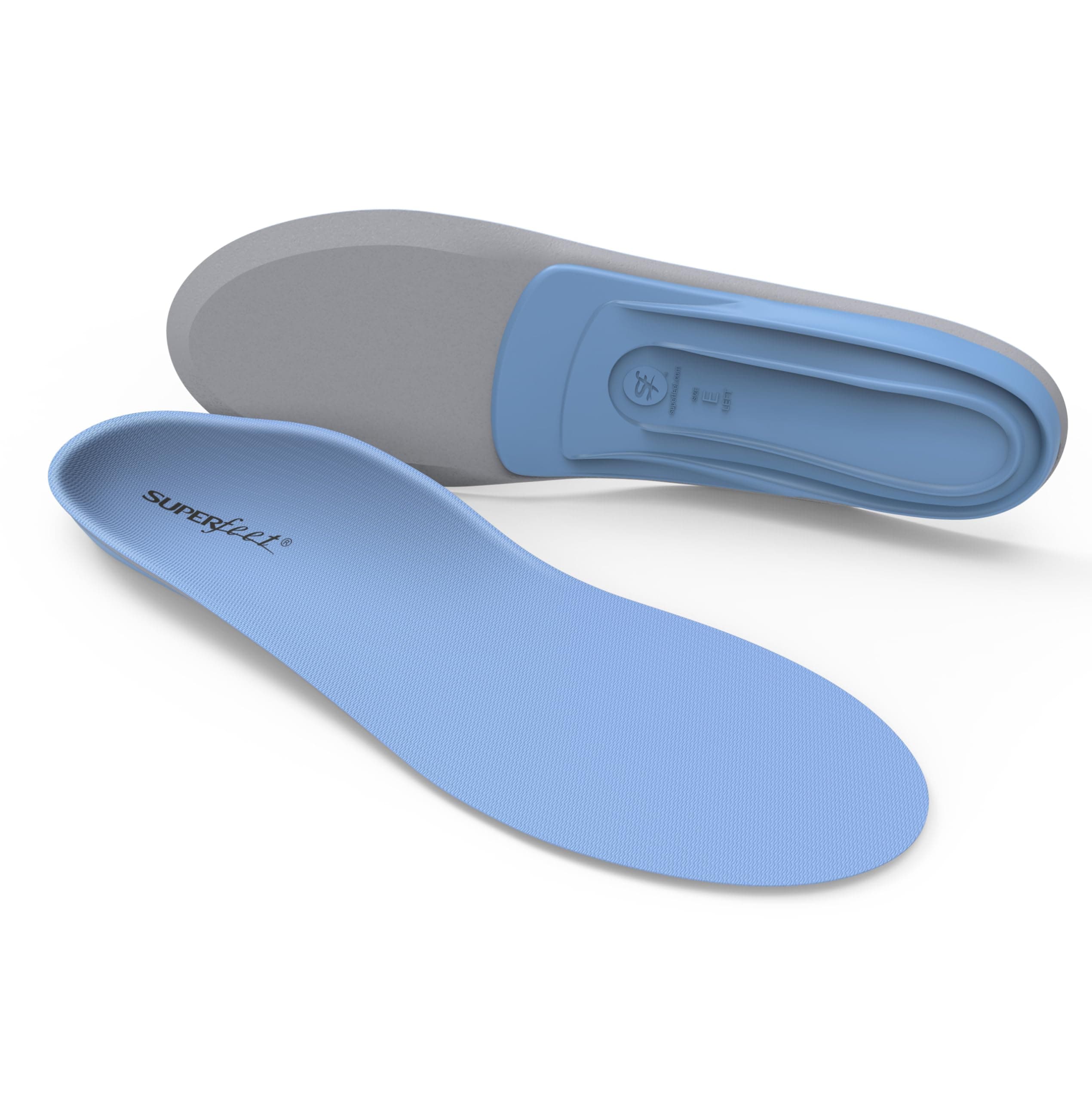 All-Purpose Support Medium Arch Insoles (Blue) for Active Lifestyle with Medium Arch Support - Men 11.5-13 / Women 12.5-14