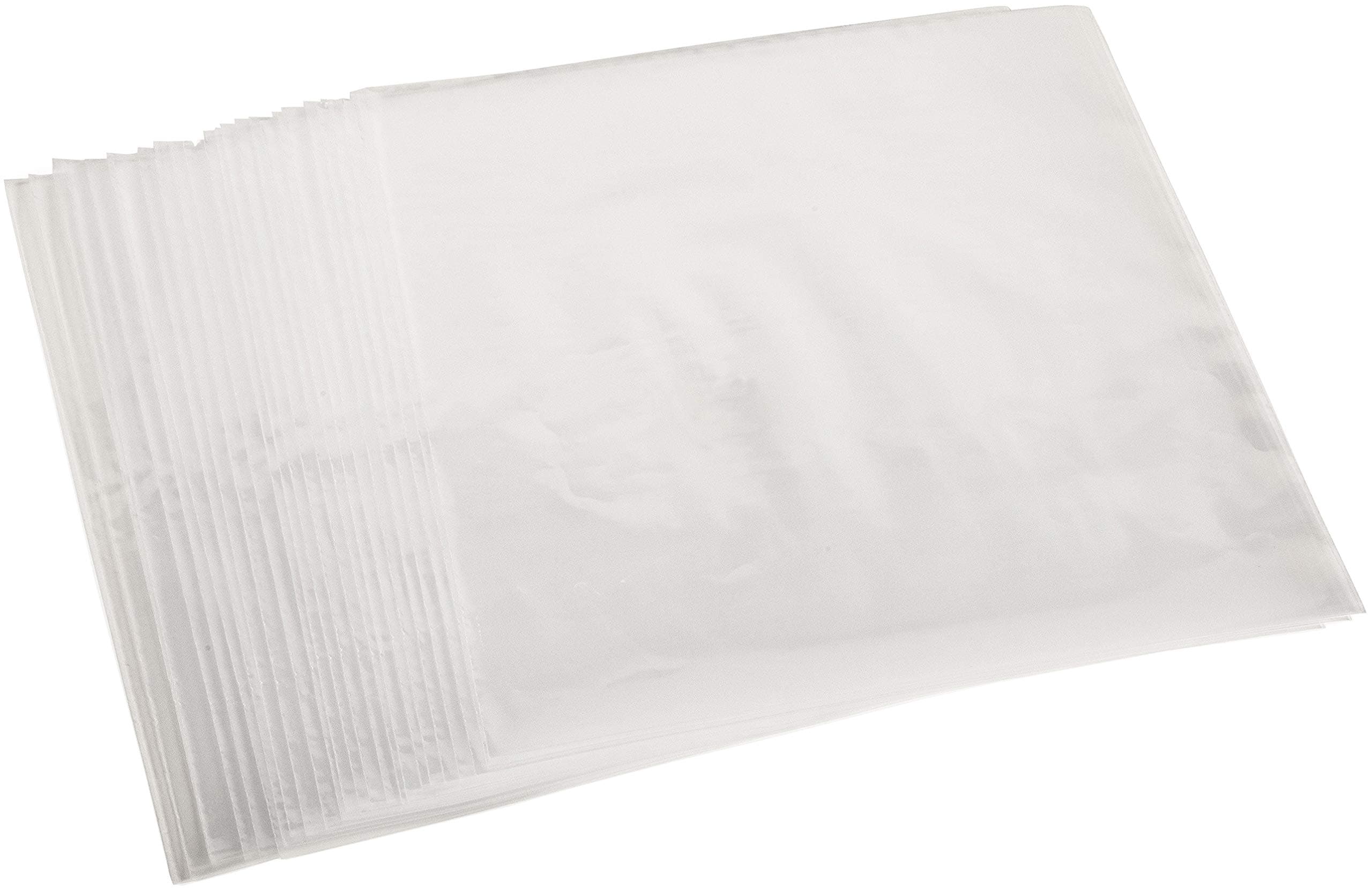 Crosley AC1031A Vinyl Record Outer Jacket Sleeves, 25 Pack