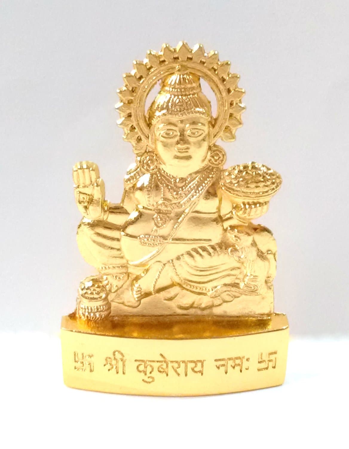 Generic Kuber Idol Statue, Lord Kuber, Gold